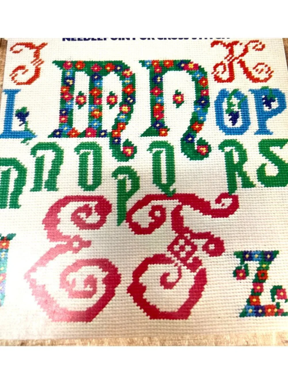 Cross-Stitch Pattern Booklets Set Of 4 Featuring Alphabets & Holiday Motifs